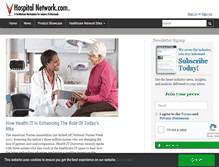Tablet Screenshot of hospitalnetwork.com